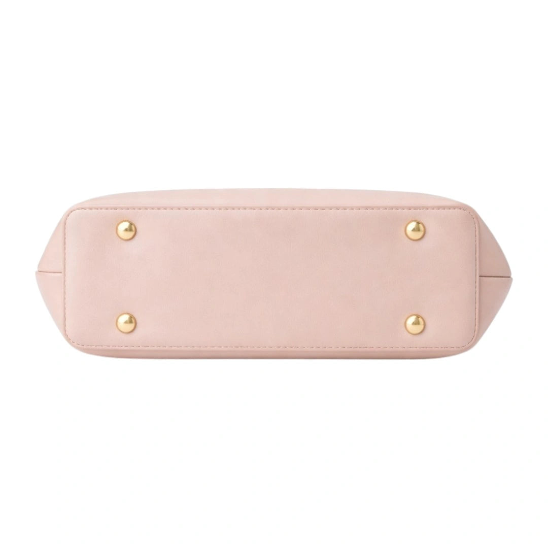 Rovaa Blush Grace Pattern Shoulder Bag with Elegant Gold